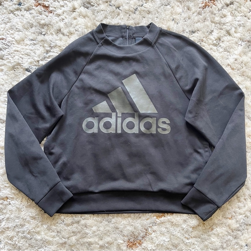 Adidas Black Logo Women's Sweater